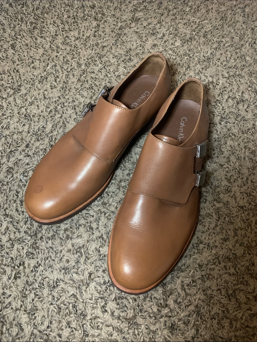 Men’s brown Calvin Klein Dress Shoes